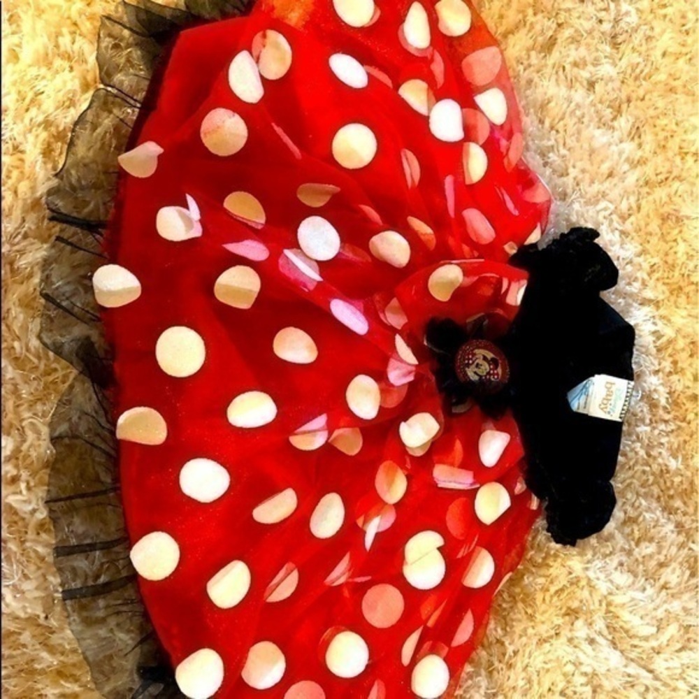 Disney monni mouse red black baby halloween costume